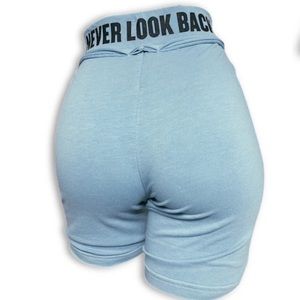 Laundry Room Runyon Chambray Biker Short XL NWT